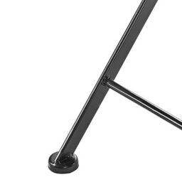 Beliani Set Of 2 Folding Garden Chairs Black Iron Frame Finish - thumbnail 9