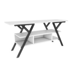 Decorotika Minerva Tv Stand Tv Unit For Tv's Up To 55 Inch Black And White - thumbnail 5