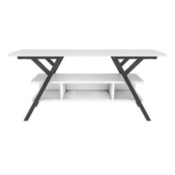 Decorotika Minerva Tv Stand Tv Unit For Tv's Up To 55 Inch Black And White - thumbnail 4