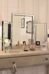 Mirroroutlet Cherwell Silver Glass Venetian Dressing Table Mirror 56 X 78 Cm - thumbnail 2