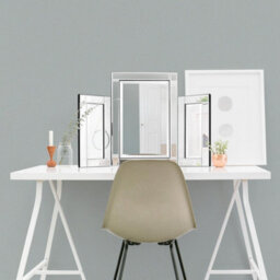 Mirroroutlet Cherwell Silver Glass Venetian Dressing Table Mirror 56 X 78 Cm