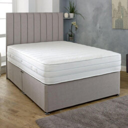 Divan Base Direct Shire Solaris Antila 2000 Pocket Sprung Divan Bed Set 4Ft6 Double 4 Drawers Continental- Wool Bronze - thumbnail 2