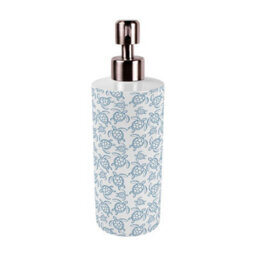 Purely Home Sea Turtles Stainless Steel Soap Dispenser - Light Blue Pump Action Refillable Bathroom & Kitchen Décor - thumbnail 3