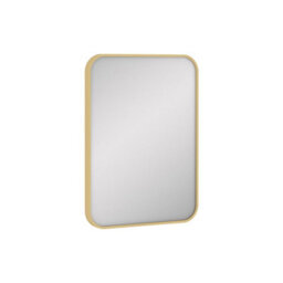 Royal Bathrooms Elmore 500 X 700mm Wall Mounted Bathroom Mirror Hanging Horizontal/vertical Brushed Brass Aluminium Framed Non-Led - thumbnail 7