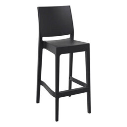 Spek Bar Stool 75 - Black (Suitable For Outdoor) - thumbnail 1