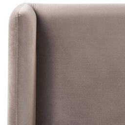 Beliani Bed Velvet Arette 160 X 200 Cm (Eu King Size) Taupe - thumbnail 9
