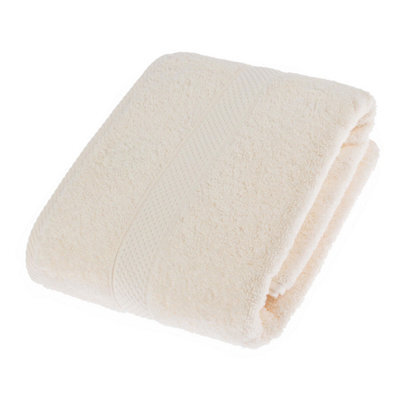Homescapes Turkish Cotton Cream Bath Towel - image 1