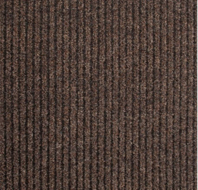 Super Magnum & Magnus Entrance Matting By Remland (Ribbed Brown & Black, 1M X 2M) - image 1