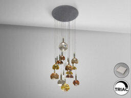 Luminosa Lighting Luminosa Charlize Cluster Pendant Ceiling 16 Light Multi Colour Led 3000K - Uk Stock - thumbnail 3