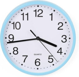 Divchi Wall Clock Silent & Non-Ticking Modern Battery Operated Digital Quiet Sweep Office Home School Kitchen Decor Clocks Blue - thumbnail 1