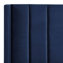 Beliani Bed Velvet Villette 160 X 200 Cm (Eu King Size) Navy Blue - thumbnail 7