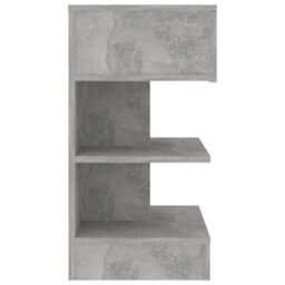 Berkfield Modern Bedside Cabinets 2 Pcs Concrete Grey 40X35X65 Cm - thumbnail 7