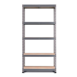RB UK Rb Boss Garage Shelving Unit Fastlok 5 Shelf Mdf Galvanised Steel (H) 1800mm (W)900mm (D) 400mm - thumbnail 2