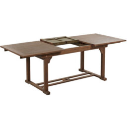 Beliani Garden Dining Set 6 Seater Amantea With Cushions Acacia Wood Off-White - thumbnail 8