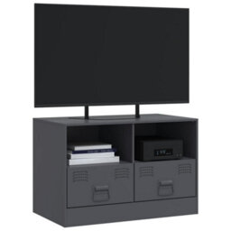 Berkfield Sturdy Tv Cabinet Anthracite 67X39X44 Cm Steel - thumbnail 4