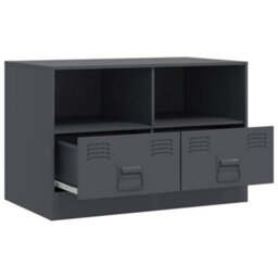 Berkfield Sturdy Tv Cabinet Anthracite 67X39X44 Cm Steel - thumbnail 7