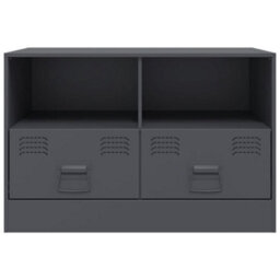 Berkfield Sturdy Tv Cabinet Anthracite 67X39X44 Cm Steel - thumbnail 6