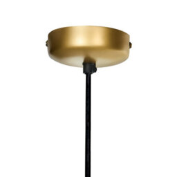 Wyld And Coco Openwork Cage Pendant Lamp - Lacquered Brass-Coloured Iron, W38 X D38 X Drop 140Cm - thumbnail 8