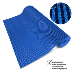 Floordirekt Adria Anti Slip Workplace Mat Uv Resistant Wet Area Drainage Rubber Runner Indoor Outdoor Blue 120 X 150 Cm - thumbnail 4