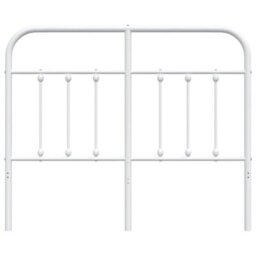 Berkfield Metal Headboard White 120 Cm - thumbnail 4