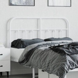 Berkfield Metal Headboard White 120 Cm - thumbnail 3