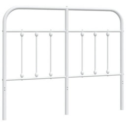 Berkfield Metal Headboard White 120 Cm - thumbnail 2