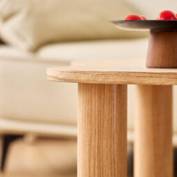 Nordlys Solid Wood Scandinavian Coffee Table In Brown Scandinavian Style Living Room - thumbnail 7