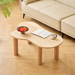 Nordlys Solid Wood Scandinavian Coffee Table In Brown Scandinavian Style Living Room - thumbnail 8