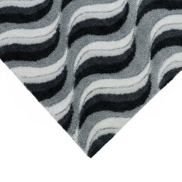 JVL Solemate Hand Carved Wave Door Mat, 57 X 100 Cm - thumbnail 3