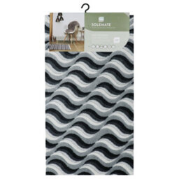 JVL Solemate Hand Carved Wave Door Mat, 57 X 100 Cm - thumbnail 2