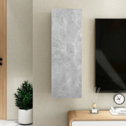 Berkfield Tv Cabinet Concrete Grey 30.5X30X90 Cm Engineered Wood - thumbnail 9