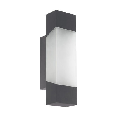 Stylish Ip44 Outdoor Wall Light In Anthracite - 4.8W Built-In Led For Porch And Garden - image 1