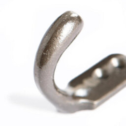 Hammer and Tongs Hammer & Tongs Single Coat Hook - W20mm X H55mm - Raw - thumbnail 3