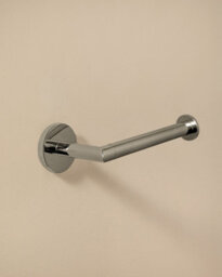 Cosmic Toilet Roll Holder, Chrome, Adhesive Or Screw-In, Hidden Fixings, Anti-Corrosion, Start Collection - thumbnail 1