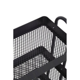 Orsina Three Tier Black Trolley, Swift Mobility Of Drinks Trolley, Lightweight And Compact Storage Garden Trolley - thumbnail 9