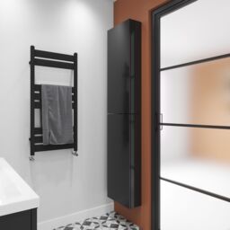 GoodHome Imandra Matt Black Bathroom Single Wall Cabinet (H)90Cm (W)40Cm - thumbnail 7