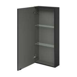 GoodHome Imandra Matt Black Bathroom Single Wall Cabinet (H)90Cm (W)40Cm - thumbnail 3