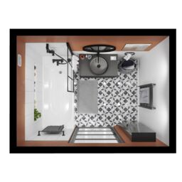 GoodHome Imandra Matt Black Bathroom Single Wall Cabinet (H)90Cm (W)40Cm - thumbnail 5