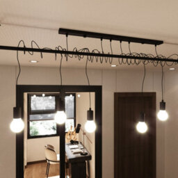 Sollux Lighting Salamanca Fabric & Steel Black 4 Light Classic Chandelier - thumbnail 8
