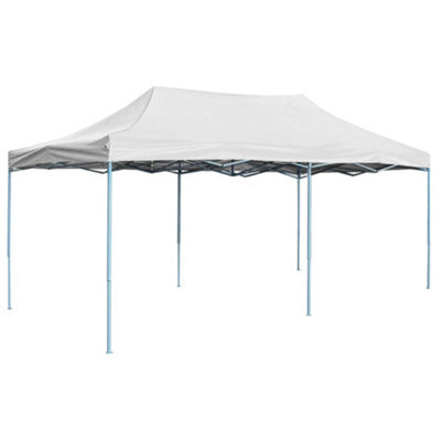 Walplus Professional Folding Party Tent Garden Gazebo Canopy 3X6 M Steel White - image 1