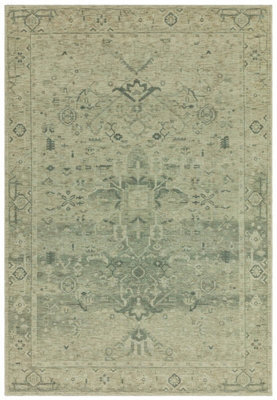 Vida Traditional Abstract Bordered Floral Persian Rug For Living Room And Bedroom-120Cm X 170Cm - image 1
