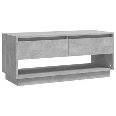 Berkfield Durable Tv Cabinet Concrete Grey 102X41X44 Cm Engineered Wood - image 1