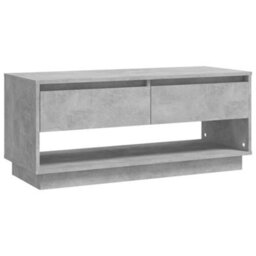 Berkfield Durable Tv Cabinet Concrete Grey 102X41X44 Cm Engineered Wood - thumbnail 1