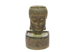 Outdoor Living UK Aqua Creations Nevada Buddha Head Mains Plugin Powered Water Feature With Protective Cover - thumbnail 2