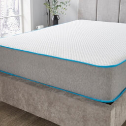 Starlight Beds Grey Deep Quilted Bubble Memory Foam Spring Mattress Double - thumbnail 2