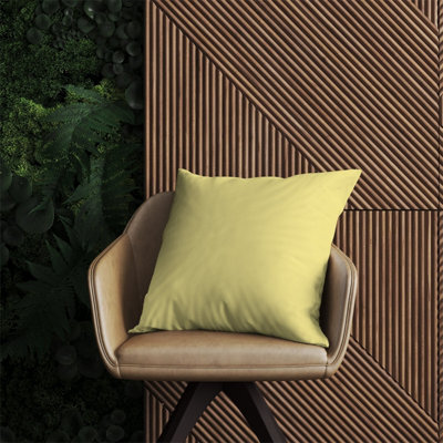 Warren Reed Designer Sweetcorn Yellow Outdoor Cushion 60Cm X 60Cm