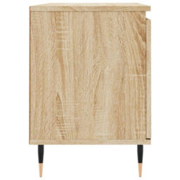Berkfield Sturdy Tv Cabinet Sonoma Oak 104X35X50 Cm Engineered Wood - thumbnail 7