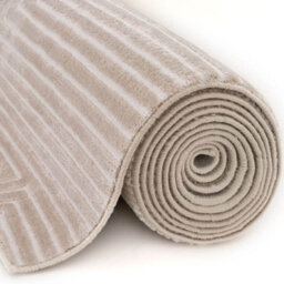 The Rugs Carmel Beige/cream Geometric Area Rug And Runner Non Shedding, Stain Resistant, Soft - thumbnail 5