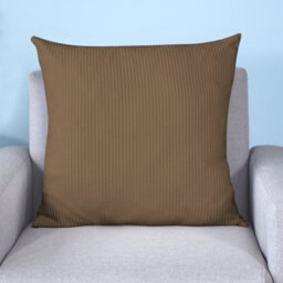 Neel Blue Set Of 2 Square Cushion Covers, Brown Crushed Velvet Pillow Case, 45Cm X 45Cm - thumbnail 7