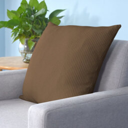 Neel Blue Set Of 2 Square Cushion Covers, Brown Crushed Velvet Pillow Case, 45Cm X 45Cm - thumbnail 6